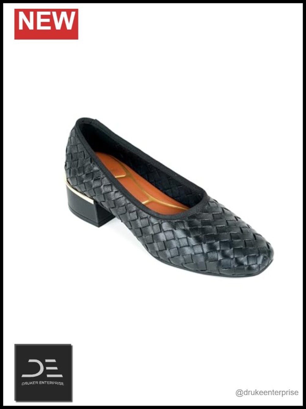 Kenneth Cole New York Leather Block Heel Pumps WOMENS Size